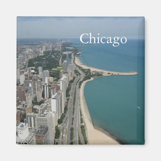 Chicago Skyline Magnet (Front)
