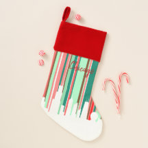 Chicago skyline modern Christmas stocking