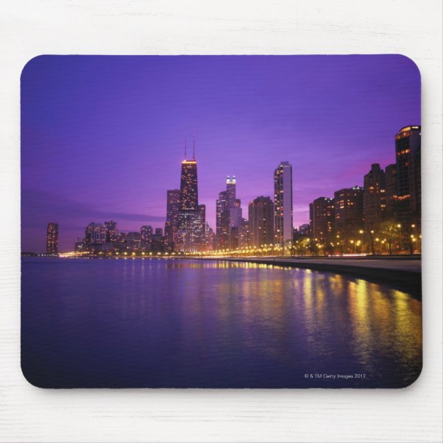 Chicago Skyline Mouse Mat (Front)