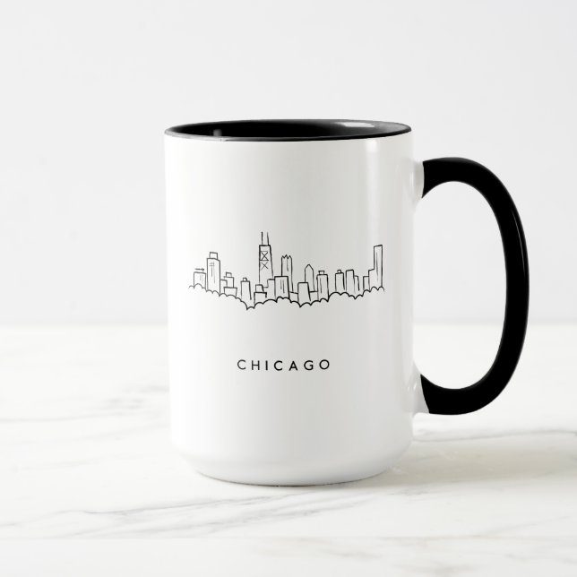 Chicago Skyline Mug (Right)