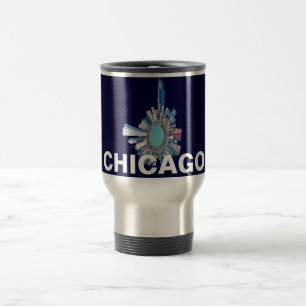 chicago skyline planet travel mug