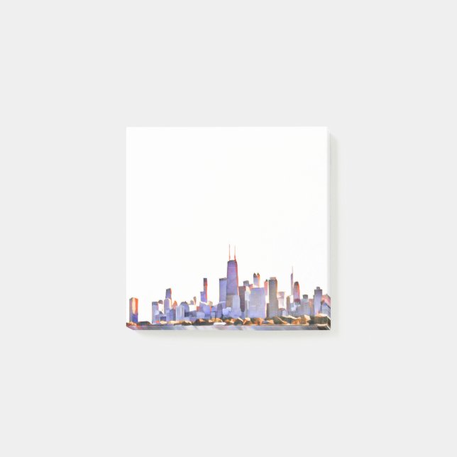 Chicago Skyline Post-it Notes (Front)