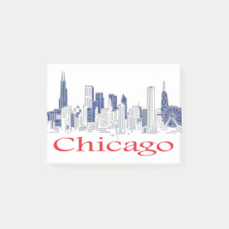 Chicago-Skyline Post-it Notes