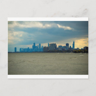 Chicago skyline. postcard