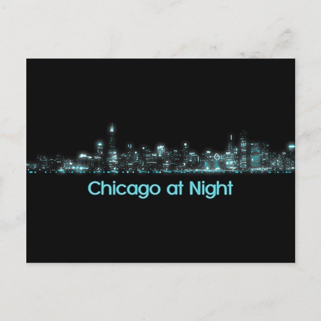 Chicago Skyline Postcard (Front)