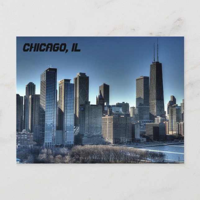 Chicago Skyline Postcard (Front)