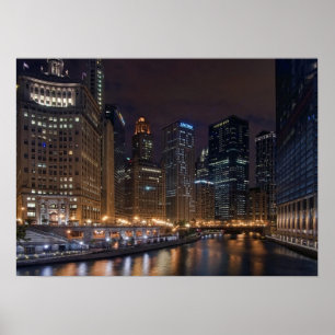 Chicago Skyline Poster
