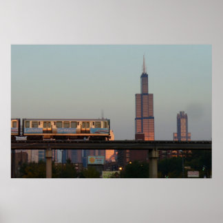 Chicago Skyline Poster