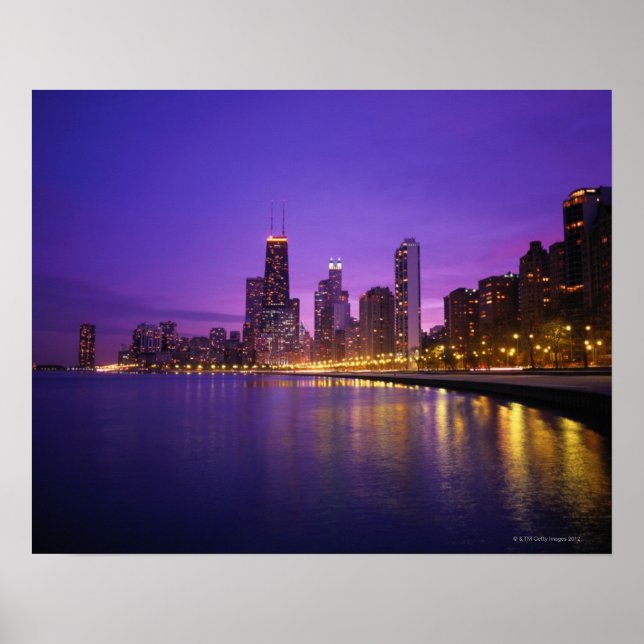Chicago Skyline Poster (Front)