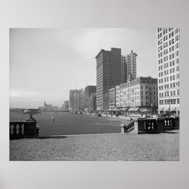 Chicago Skyline Poster (Front)