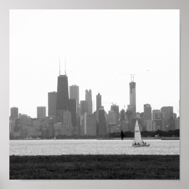Chicago Skyline Poster (Front)