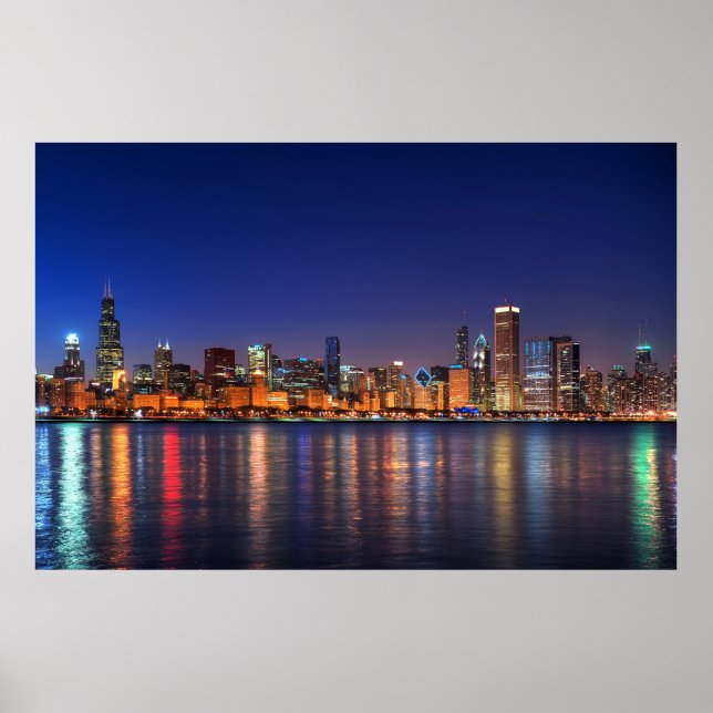 Chicago Skyline Poster (Front)