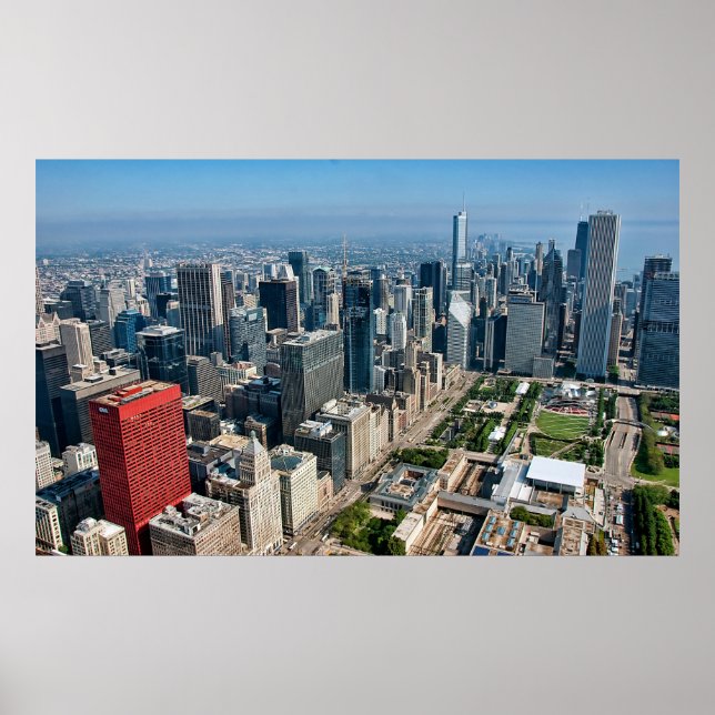 Chicago Skyline Poster (Front)