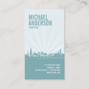 Chicago Skyline Professional business card