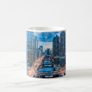 Chicago Skyline River City Coffee Mug