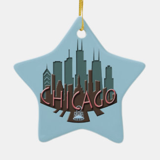 Chicago Skyline Simply Chocolate Ornament