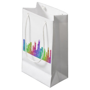 Chicago skyline small gift bag