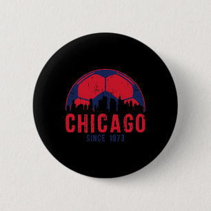 Chicago Skyline Soccer Fc Futbol Illinois 6 Cm Round Badge