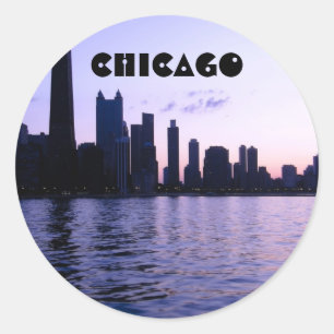 Chicago skyline sticker