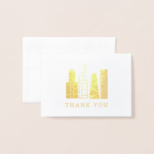 Chicago Skyline Thank You Card
