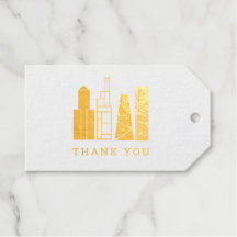 Chicago Skyline Thank You Card