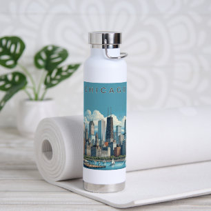 Chicago Skyline Water Bottle