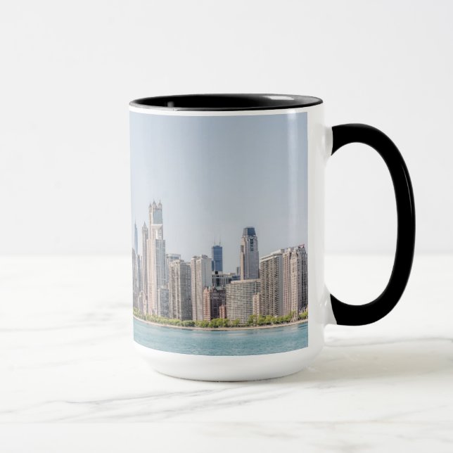 Chicago Skyline With Lake Michigan Mug (Right)