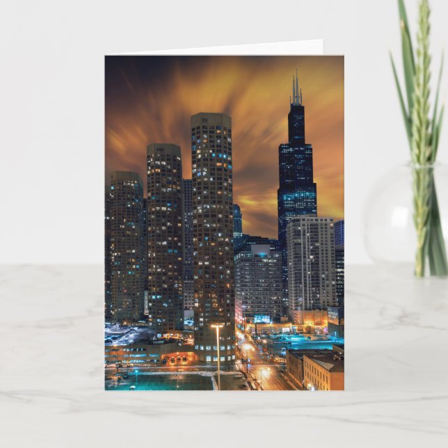 Chicago Skyscraper Greeting cards (Front)