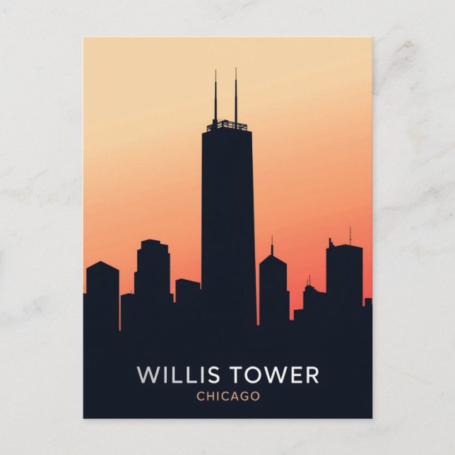 Chicago Skyscraper Postcard (Front)
