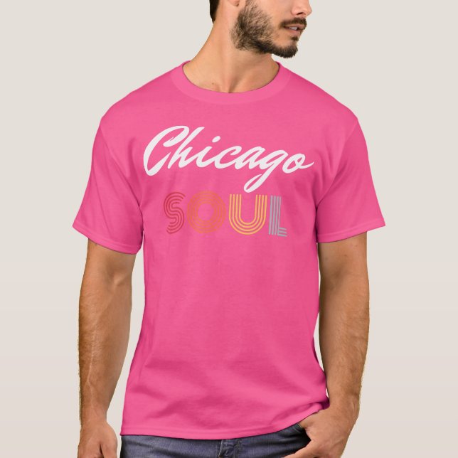 Chicago Soul Chi Town Riverwalk Windy City Magnifi T-Shirt (Front)