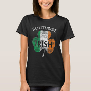 Chicago Southside Irish Flag St. Patrick's Day T-Shirt