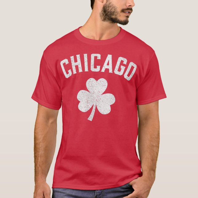 Chicago St Patricks day   Pattys day shamrock T-Shirt (Front)