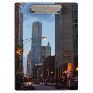 Chicago Street Scene Clipboard