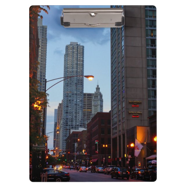 Chicago Street Scene Clipboard (Front)