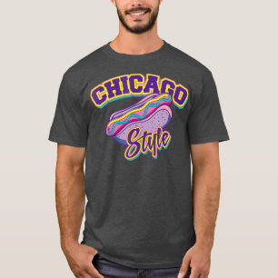 Chicago Style Awesome Funny Sausage Hotdog T-Shirt