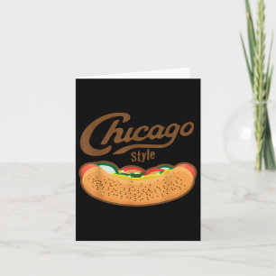 Chicago Style Hot Dog Summer Card