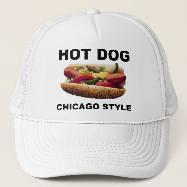 Chicago Style Hot Dog Trucker Hat (Front)