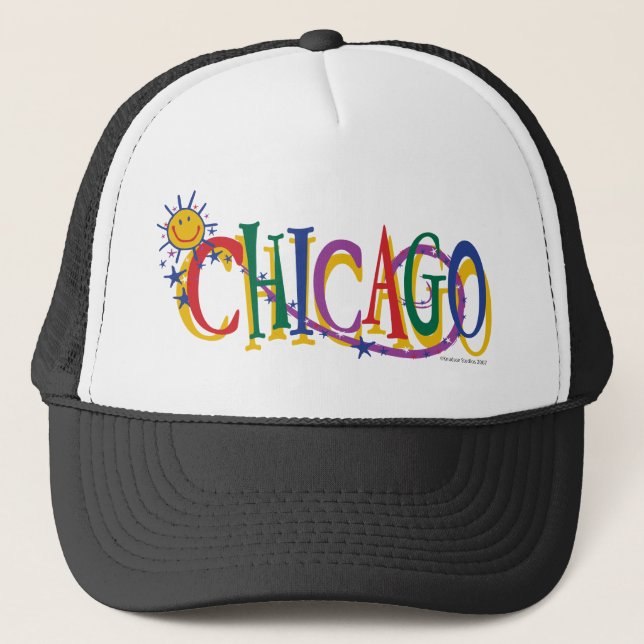 Chicago Sun and Stars Trucker Hat (Front)