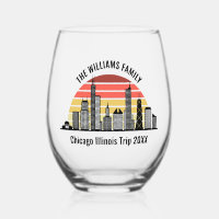 Chicago Sunset Customised Trip Souvenir