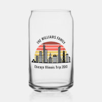 Chicago Sunset Customized Trip Souvenir