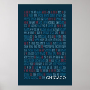 Chicago Syllabic Poster