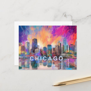 Chicago The Windy City  Postcard