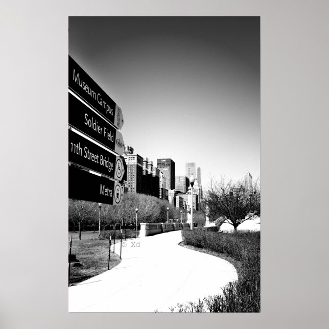 Chicago This Way Poster / Wall Art (Front)