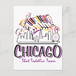 CHICAGO-TODDLIN-TOWN POSTCARD