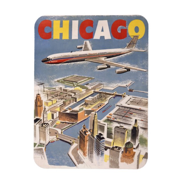 Chicago Travel Magnet (Vertical)