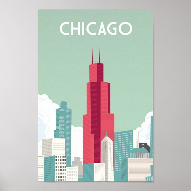 Chicago travel poster (Front)