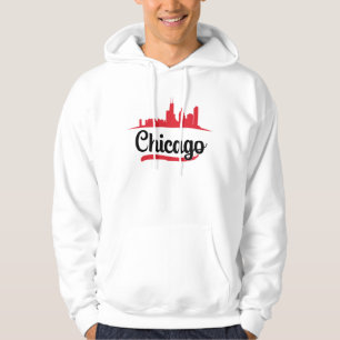 Chicago USA City Cityscape Skyline Funny Gift Hoodie
