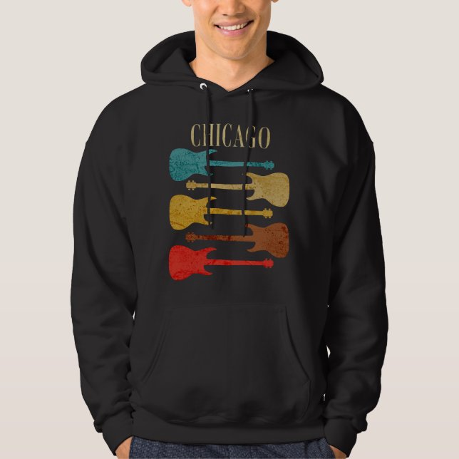 Chicago Vintage Guitars Concert Festival Souvenir Hoodie (Front)