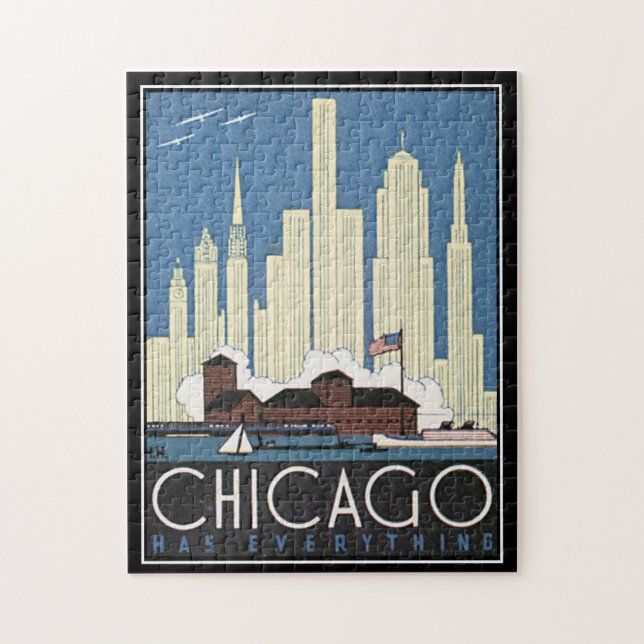 Chicago Vintage jigsaw Puzzle (Vertical)