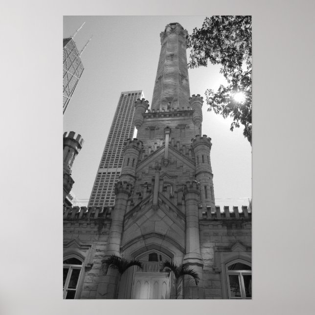 Chicago Water Tower Poster (Front)